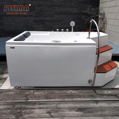 二人用の家の屋内1.75mのためのアクリルのマッサージの浴槽